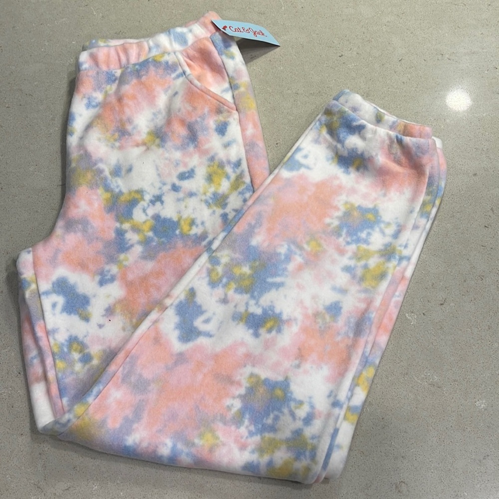 Cat &Jack pink tie dye sweat pants